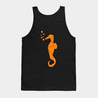 Origami seahorse Tank Top